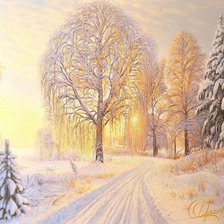 Пазл: Эимним утром