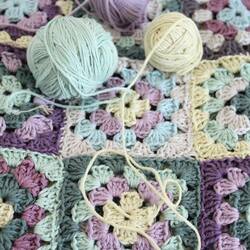 Пазл: Вязаный узор