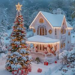 Пазл: Нарядный домик