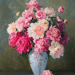 Пазл: Симфония пионов