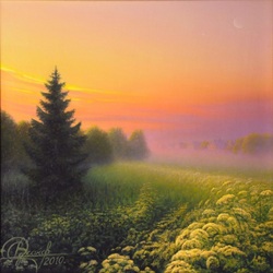 Пазл: Розовый туман