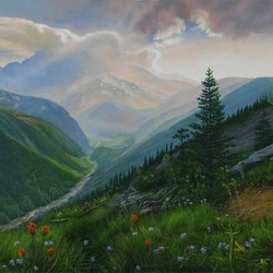 Пазл: Вечер в горах
