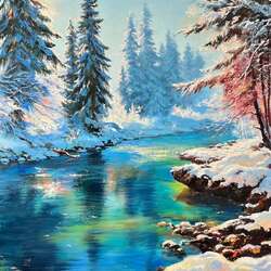 Пазл: Снег на солнце 