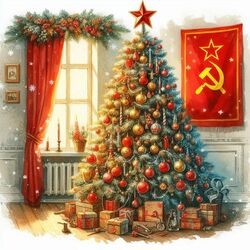 Пазл: Советская елка