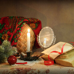 Пазл: Раз морозным вечерком...