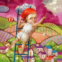 Пазл: Художник