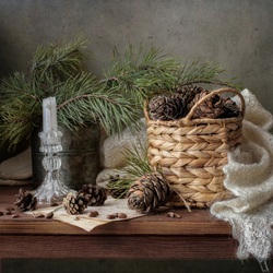 Пазл: С шишками