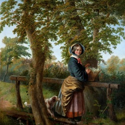 Пазл: Цветочница