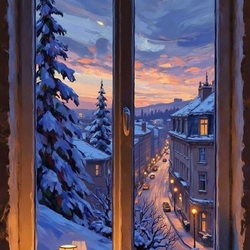 Пазл: Уютная зимняя атмосфера