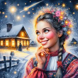 Пазл: Зимний звездопад