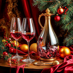 Пазл: Новогодний натюрморт