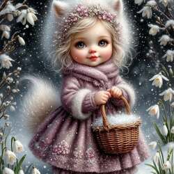 Пазл: За подснежниками 