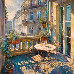 Пазл: Утренняя терраса