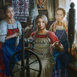 Пазл: Три девицы