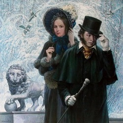 Пазл: Александр Сергеевич и Наталья Николаевна