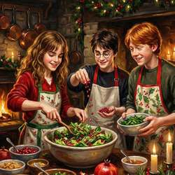 Пазл: Праздничный салат 