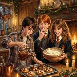 Пазл: Рождественские угощения 