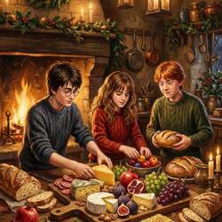 Пазл: Рождественские угощения 