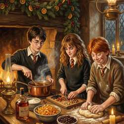 Пазл: Юные кулинары 