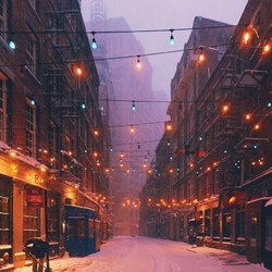 Пазл: New York  a capodanno