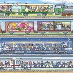 Пазл: Под стук колес