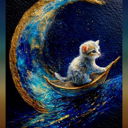 Пазл: В лунной лодочке