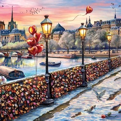 Пазл: Мост влюбленных