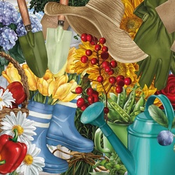 Пазл: Юный огородник