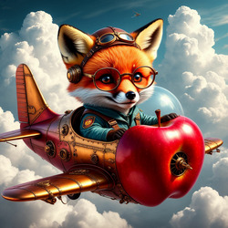 Пазл: Лисенок - пилот