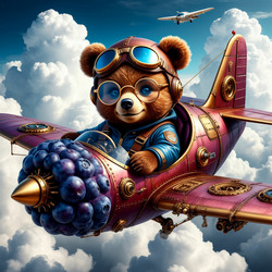 Пазл: Медвежонок - пилот