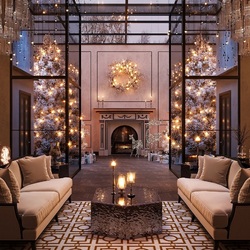 Пазл: Новогодний интерьер
