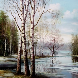 Пазл: Весна зиму одолела