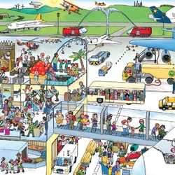 Пазл: В аэропорту