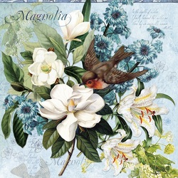 Пазл: Белая магнолия