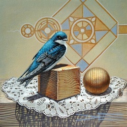 Пазл: Синяя ласточка