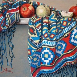 Пазл: Узорчатый шарф