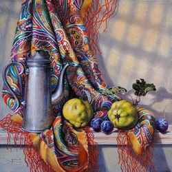 Пазл: Айва с кувшином