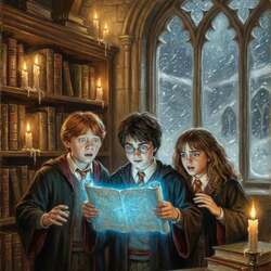 Пазл: Карта мародёров 