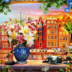 Пазл: Поездка в Амстердам ---