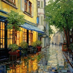 Пазл: Летний дождь