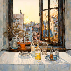 Пазл: Открытое окно