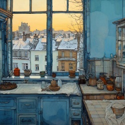 Пазл: За окном зима