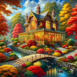 Пазл: Яркая осень