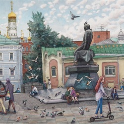 Пазл: У метро 