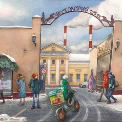 Пазл: Та заводская проходная
