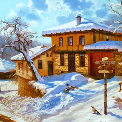 Пазл: Лучи зимнего солнца