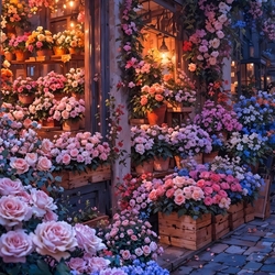 Пазл: Магазин цветов 