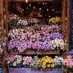 Пазл: Магазин цветов 