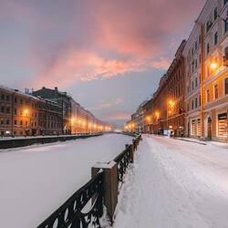 Пазл: Nevica a Sanpietroburgo