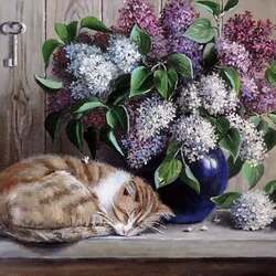 Пазл: Рыжий хранитель весны 